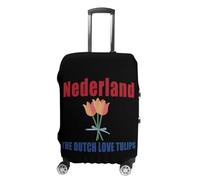 Netherlands The Dutch Love Tulips Luggage Cover for Suitcase Protector Washable S