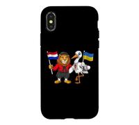 Netherlands Ukraine Flag Ukrainian Dutch Holland Roots Case for iPhone X/XS