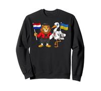 Netherlands Ukraine Flag Ukrainian Dutch Holland Roots Sweatshirt