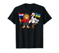 Netherlands Ukraine Flag Ukrainian Dutch Holland Roots T-Shirt