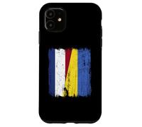 Netherlands Ukraine Half Flag Dutch Ukrainian Heritage Case for iPhone 11