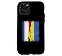 Netherlands Ukraine Half Flag Dutch Ukrainian Heritage Case for iPhone 11 Pro