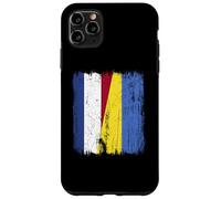 Netherlands Ukraine Half Flag Dutch Ukrainian Heritage Case for iPhone 11 Pro Max