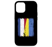 Netherlands Ukraine Half Flag Dutch Ukrainian Heritage Case for iPhone 12/12 Pro