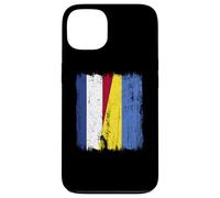 Netherlands Ukraine Half Flag Dutch Ukrainian Heritage Case for iPhone 13