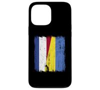 Netherlands Ukraine Half Flag Dutch Ukrainian Heritage Case for iPhone 13 Pro Max