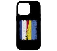 Netherlands Ukraine Half Flag Dutch Ukrainian Heritage Case for iPhone 14 Pro Max
