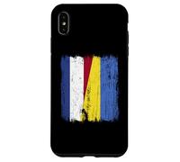 Netherlands Ukraine Half Flag Dutch Ukrainian Heritage Case for iPhone XS Max
