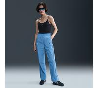 Netherlands Windrunner Women's Nike Football High-Waisted Woven Pants - Blue - Nylon S (UK 8-10)