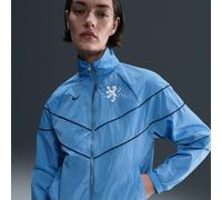Netherlands Windrunner Women's Nike Football UV Woven Jacket - Blue - Nylon XS (UK 4-6)