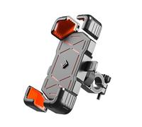 NETHIX Motorcycle Phone Mount for Kawasaki Z 440 LTD/440 LTD Belt Drive/440 LTD Belt Drive (reduced effect) Handlebar Cell Phone Clamp Bike Phone Holder Scooter Phone Clip,Orange-Handlebars