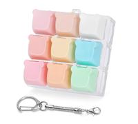 Netholid Clicky Bear Shape Keyboard Fidget Toys for Adults Colorful Clicker Button Keychain for Work Stress Relief ADHD Autism ASMR (Bear-Shape, 1)