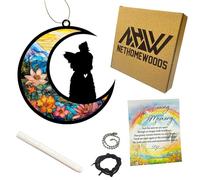 NETHOMEWOODS Yorkshire Terrier Memorial Suncatcher, Personalized Dog Loss Gift with Name & Date, Rainbow Bridge Remembrance for Yorkie Dog Lover, Sympathy Pet Bereavement Gifts, Hanging Window Decor