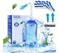 Neti Pot,Sinus Rinse Kit,Nasal Rinse,Sinus Rinse,Neti Pot Sinus Rinse,300ml Neti Pot Sinus Rinse Kit (60 Packets Nasal Wash Salt)