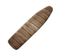 NETILGEN Ironing Board Covers Replacement Cover Elasticated Iron Board Cover Scorch Resistant Home Decoration XXL for Dimensions 145-150 x 50-55 cm, Brown Wood Board