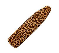 NETILGEN Ironing Board Covers Replacement Covers Elasticated Scorch Resistant with Bottom Fasteners XXL for Dimensions 145-150 x 50-55 cm, Leopard Print
