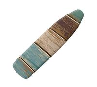 NETILGEN Ironing Board Covers Resists Scorching Stain Proof Anti-Slip Protective Covers L for Dimensions 123-132 x 40-45 cm for Home Indoor Hotel, Rustic Wood Grain
