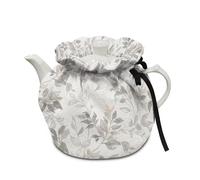 NETILGEN Tea Pot Cosy Creative Tea Pot Cozies Tea Cover Insulation and Keep Tea Warm Teapot Warmer Great Gift for Mom Housewife Friend, Elegant Flower White