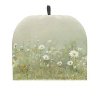 NETILGEN Tea Pots Cozy Large Tea Pot Cozies Kettle Quilt Dust Cover Insulated Warming Teapot Dust Cover for English Tea Sets Home Kitchen Decorative Accessories, Daisy Floral Green, NE-01CZA49-21