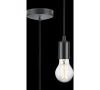 Netlighting 1.8m E27 Contemporary Pendant Set Anthracite 230V IP20 80W in Black Netlighting Black