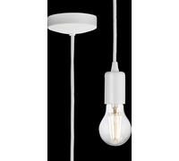 Netlighting 1.8m E27 Contemporary Pendant Set Matt White 230V IP20 80W Netlighting White
