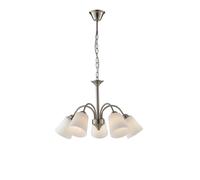 Netlighting 5 Light Multi Arm Pendant Ceiling Light Nickel 60x39cm in Grey | Size: 60x39 cm Netlighting Grey 60x39 cm