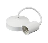Netlighting 6" E27 Contemporary Pendant Set Matt White Netlighting White