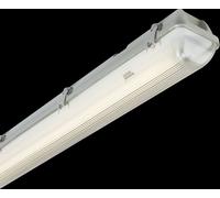 Netlighting 6ft Single HF NonCorrosive Fluorescent Fitting with Emergency 230V IP65 1x70W in Grey Netlighting Grey