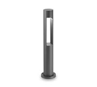 Netlighting Acqua 1 Light Outdoor Bollard Anthracite IP44 G9 in Black Netlighting Black