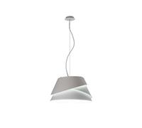 Netlighting Alboran Dome Ceiling Pendant Large 3x40W (No Inc) Alumimium Iron in White Netlighting White