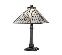 Netlighting Alderley 1 Light Large Table Lamp Vintage Bronze in Brown Netlighting Brown
