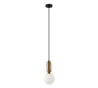 Netlighting Aldeva Modern 1 Light Globe Pendant Ceiling Light E27 in Gold Netlighting Gold