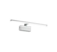 Netlighting Alma Integrated LED Picture Wall Lamp 1 Light Chrome 3000K in Grey Netlighting Grey