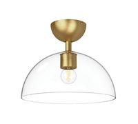 Netlighting Alora Mood Jude Bowl Semi Flush Ceiling Light Gold 1x E27 Netlighting Gold