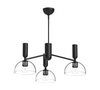 Netlighting Alora Mood Jude Multi Arm Pendant Matt Black 3x E27 Netlighting Black
