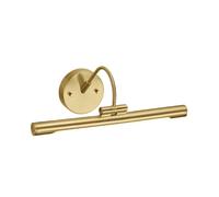 Netlighting Alton LED 1 Light Small Picture Wall Light Brass in Yellow Netlighting Yellow