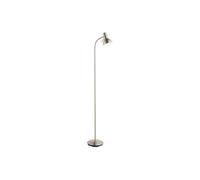 Netlighting Amalfi LED 1 Light Floor Lamp Satin Nickel Gloss White Paint GU10 in Grey Netlighting Grey