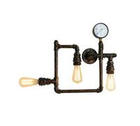 Netlighting AMARCORD Industrial 3 Light Semi Flush Light Rust 48x44cm in Brown | Size: 48x44 cm Netlighting Brown 48x44 cm