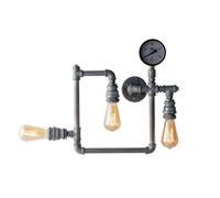 Netlighting Amarcord Pipe Effect Mutli Arm Flush Ceiling Lamp Zinc E27 in Grey Netlighting Grey
