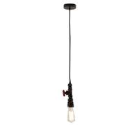 Netlighting AMARCORD Slim Industrial Pendant Ceiling Light Rust 12x18.6cm in Brown | Size: 12x18.6 cm Netlighting Brown 12x18.6 cm