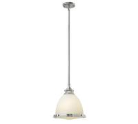 Elstead Amelia - 1 Light Medium Dome Ceiling Pendant Chrome, E27