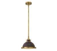 Netlighting Amelia 1 Light Mini Pendant Buckeye Bronze in Brown Netlighting Brown