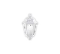 Netlighting Anna 1 Light Outdoor Flush Wall Lantern White IP44 E27 Netlighting White