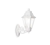 Netlighting Anna 1 Light Outdoor Flush Wall Lantern White IP44 E27 Netlighting White