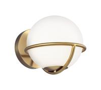 Netlighting Apollo 1 Light Wall Light Burnished Brass G9 in Yellow Netlighting Yellow