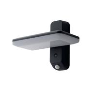 Netlighting Argo Outdoor Pir Sensor Wall Light Anthracite IP54 4000K in Black Netlighting Black