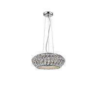 Netlighting Armel 4 Light LED Chrome Ceiling Fitting in Grey Netlighting Grey