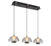 Netlighting Arus Bar Pendant Ceiling Light Matt Black 3x LED 3000K Netlighting Black