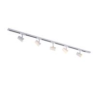 Netlighting Astley Modern 5 Light Ceiling Spotlight Bar GU10 in White Netlighting White