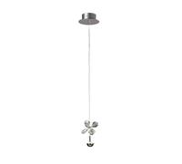 Netlighting Aviva Ceiling Pendant 1 Light 4000K LED Polished Chrome Crystal in Grey Netlighting Grey